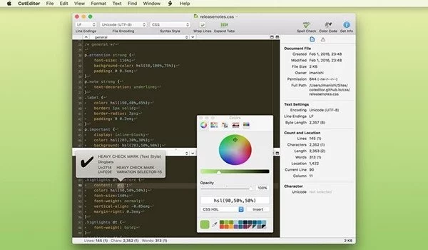 CotEditor Mac版,文字编辑,第1张