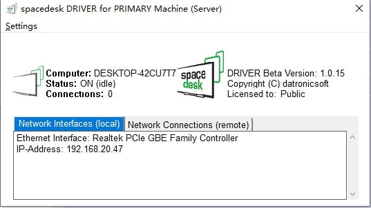 显示扩展 spacedesk 安卓版,spacedesk使用教程图片2,其他应用,第3张