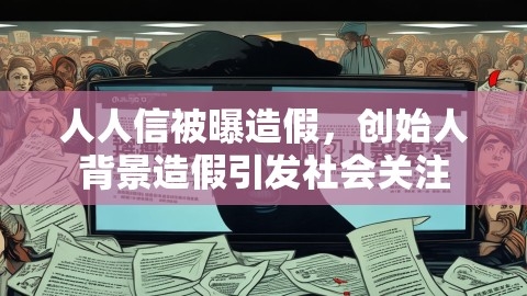 人人信被曝造假，创始人背景造假引发社会关注,人人信造假,创始人背景造假,第1张