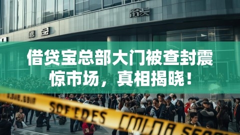 借贷宝总部大门被查封震惊市场，真相揭晓！,借贷宝总部大门被查封,真相揭晓,第1张