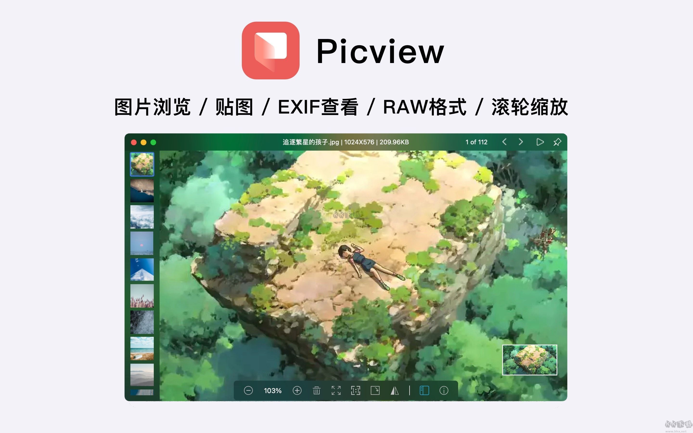 图片浏览工具 PicView 绿色版,第1张