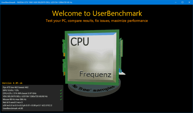 系统跑分工具 UserBenchmark便携版,硬件检测,第1张 系统跑分工具 UserBenchmark便携版,硬件检测,第1张